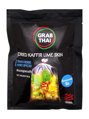 Dried Kaffir Lime Skin 50g – GRAB THAI 