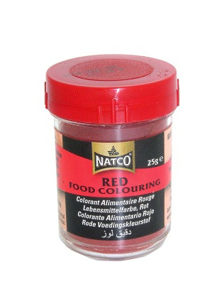RED Food Colouring Powder 25g – NATCO 