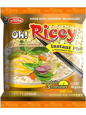  Oh! Ricey Instant Noodles - Chicken Flavour - ACECOOK  