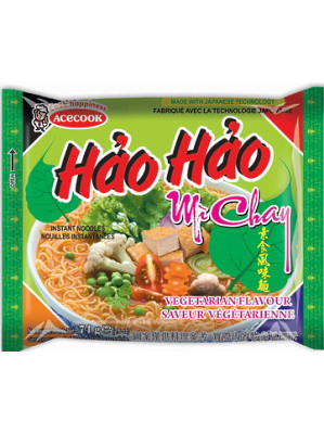 Hao Hao Instant Noodles - Vegetarian Flavour - ACECOOK