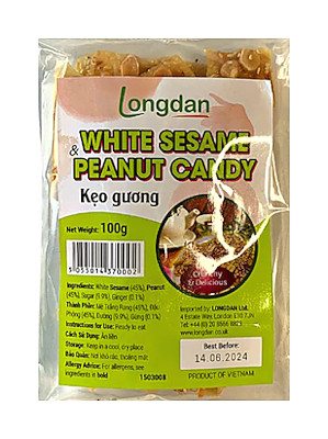White Sesame & Peanut Candy - LONGDAN
