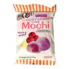 Custard Mochi – Raspberry 110g (bag) – Q BRAND 