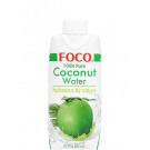100% Natural Coconut Water 330ml – FOCO 