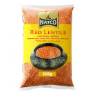 Red Lentils 500g - NATCO