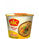 Instant CUP Noodles - Kari Ayam (Chicken Curry) Flavour - ABC