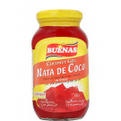  Nata De Coco (Coconut Gel in Syrup) - Red - BUENAS  