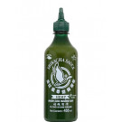 Sriracha GREEN Chilli Sauce with HEMP Seed Oil 455ml - FLYING GOOSE 